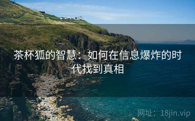 茶杯狐的智慧:如何在信息爆炸的时代找到真相 茶杯狐的智慧:如何在信息爆炸的时代找到真相